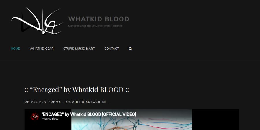 WhatKid BLOOD landing page preview